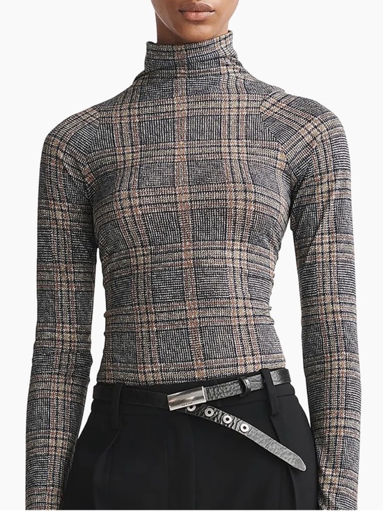 rag & bone Tops - Rag & Bone Shaw Paneled Plaid top